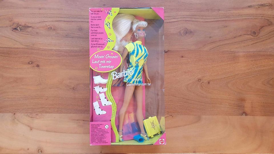 Neu Barbie Movin Groovin Lauf Mit Mir OVP Mib nrfb 1997 17714 in Biebelnheim