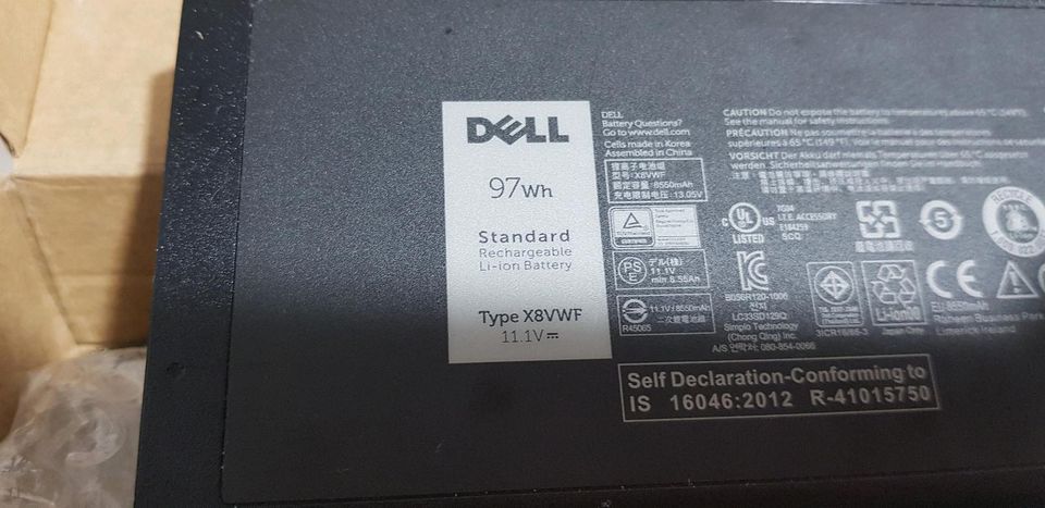 Original 97Wh 9-Zellen Dell Latitude 14 7404 P45G001 in Frankfurt am Main