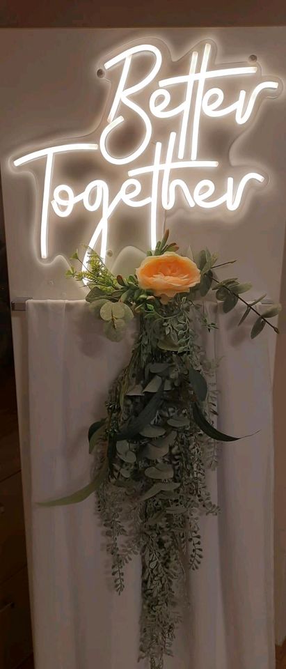 ❤️ Hochzeit Dekoration Vogtland Neon Schrift Aufsteller LEIHEN ❤️ in Bergen bei Auerbach, Vogtland