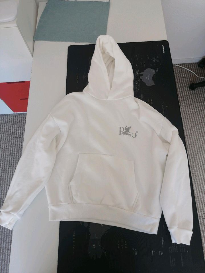 Peso Eagle Logo Hoddie in Cream (L) in Bremen