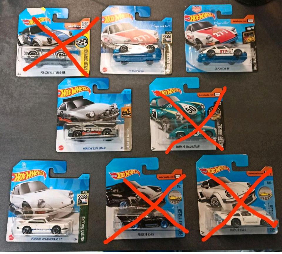 HotWheels Porsche Sammlung 911 356 934,5 Walker Outlaw RS2.7 in Gessertshausen