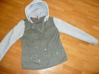 H&M Jacke Gr. 36 Grau mit Khaki Bayern - Rednitzhembach Vorschau