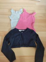 2 Tops und 1 kurzer Bolero / Cardigan im Set 98/104 Nordrhein-Westfalen - Welver Vorschau