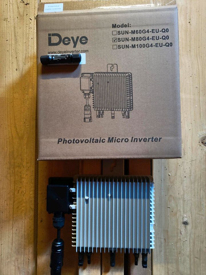 Microwechselrichter DEYE Sun M80 G4 in Steinwiesen