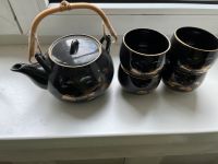 Teekanne mit Tassen schwarz asiatisch Bayern - Würzburg Vorschau