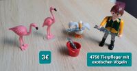 Playmobil 4758  Tierpfleger mit exotischen Vögeln Hessen - Langgöns Vorschau