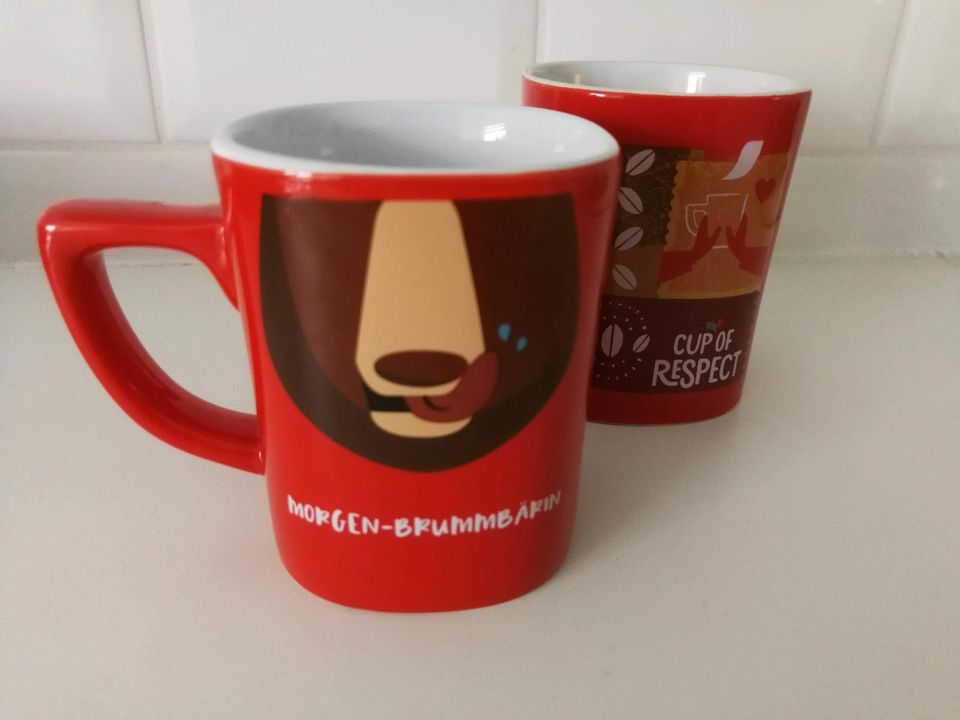 Nescafe Sammeltassen Brummbär in, Cup of Respect in Seeheim-Jugenheim