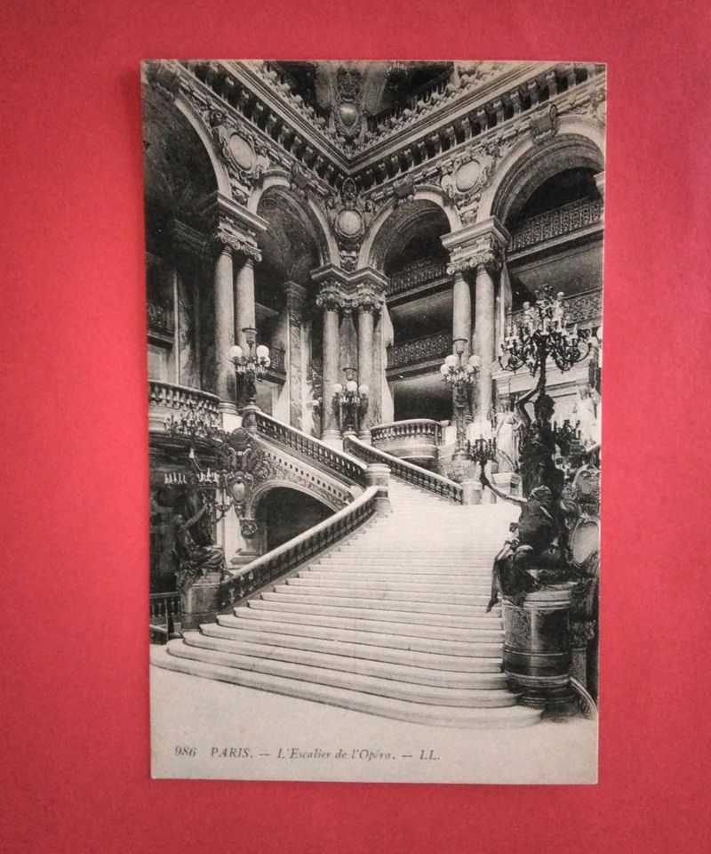 Alte Postkarte AK Paris Opera in Gailingen am Hochrhein