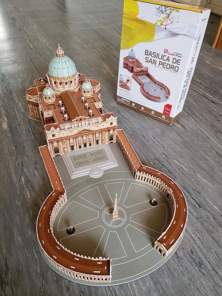 3D Puzzle gebaut Petersdom Rom in Hamm