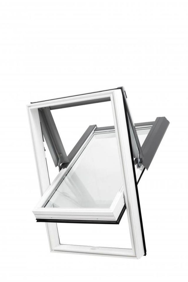 Kunststoff (PVC) "SKYLIGHT" Dachfenster mit Eindeckrahmen in Berlin