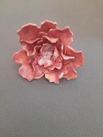 Ton keramik Blüte Unikat getöpfert/ rosè Bayern - Altomünster Vorschau