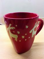 Weihnachten Elche Rentiere Becher Kaffeebecher Teebecher Keramik Schleswig-Holstein - Itzehoe Vorschau