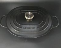 ‼️Neu unbenutzt: Le Creuset Bräter Oblong. Farbe schwarz Nordrhein-Westfalen - Kranenburg Vorschau