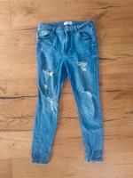 Blaue Röhre Gr. 42 used Risse sehr gut erhalten Primark Hessen - Flieden Vorschau