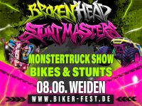 Ticket für Broken Head European Stunt Masters Weiden - Motorrad & Drift Festival - Monstertruck Show - Contest Bayern - Weiden (Oberpfalz) Vorschau