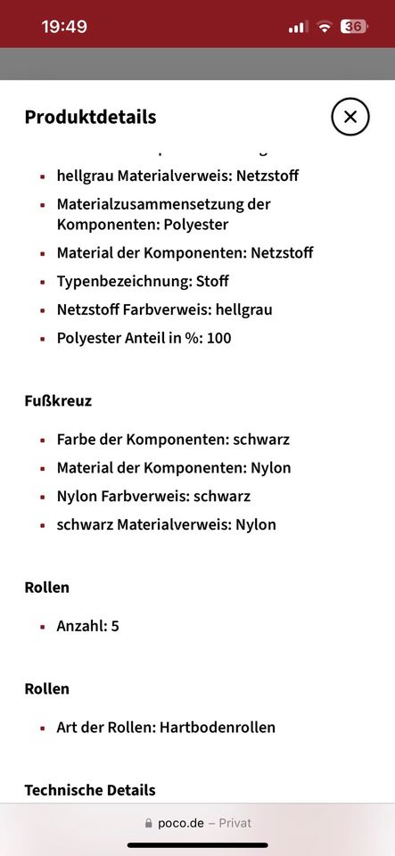 Bürostuhl  NEU & Verpackt in Burghausen