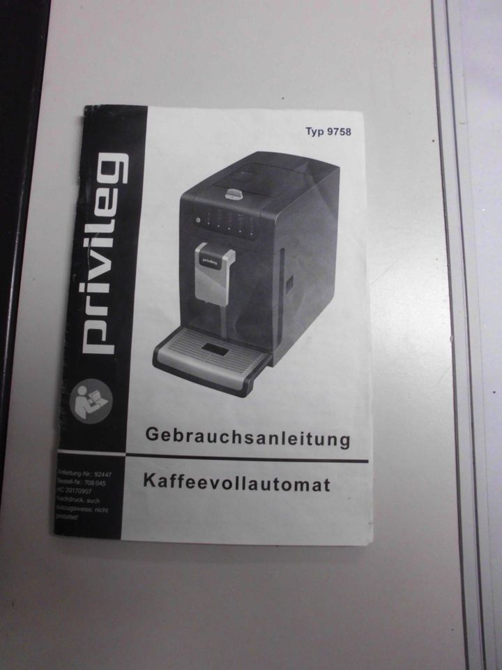 Kaffeevollautomat Privileg Typ 9758 in Dormagen