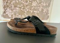 Birkenstock / Gizeh / schwarz / Lack / 36 / neuwertig Nordrhein-Westfalen - Leverkusen Vorschau