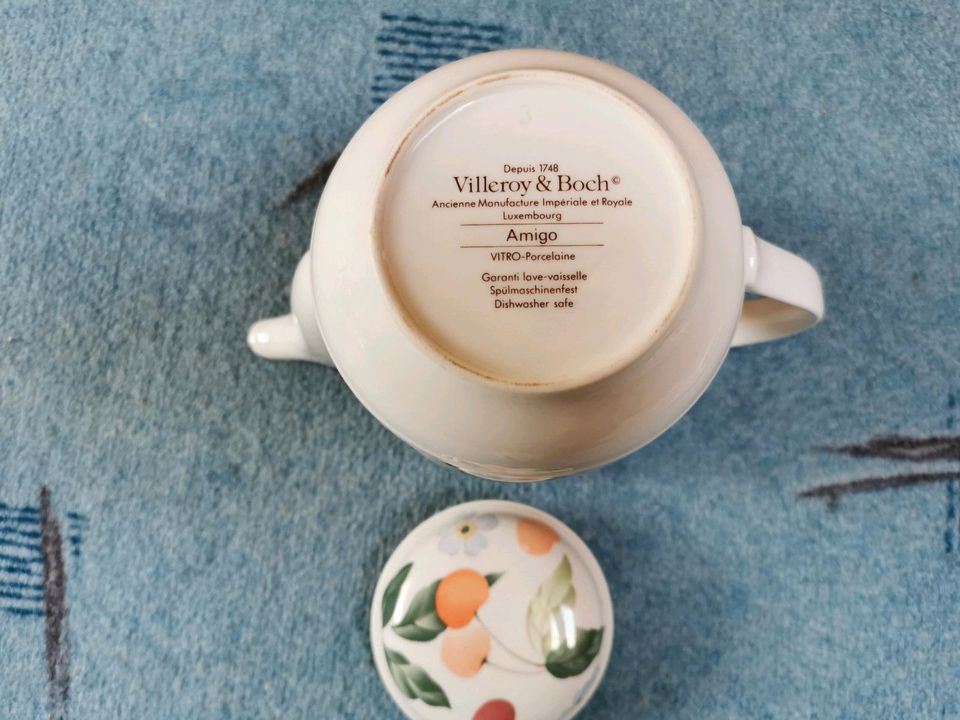 Villeroy & Boch AMIGO Kaffeekanne Milchkänchen, Butterdose Zucker in Weyhe