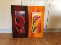 Bilderpaar Rose & Tulpe Holz je 33 x 70 cm Steele / Kray - Essen Freisenbruch Vorschau