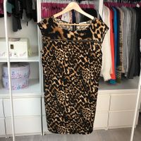 Calvin Klein Kleid 10 40 Leoparden Schwarz Braun Gold Blogger Lübeck - Innenstadt Vorschau