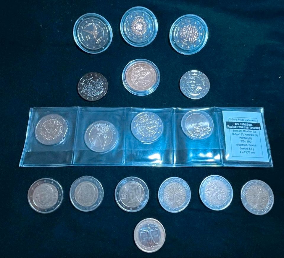 Seltene Euro Silber Gold & Kursmünzen davon 2 Unikate in Cottbus