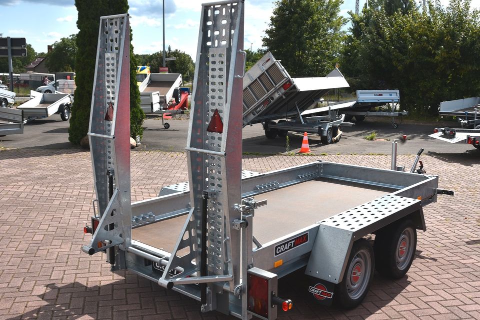 Baumaschinen Transporter 3.01×1.40m V-Deichsel in Königs Wusterhausen