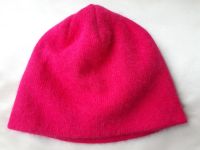 Doppellagige Strickmütze  Mütze Beanie Wollmix Pink Bayern - Mengkofen Vorschau