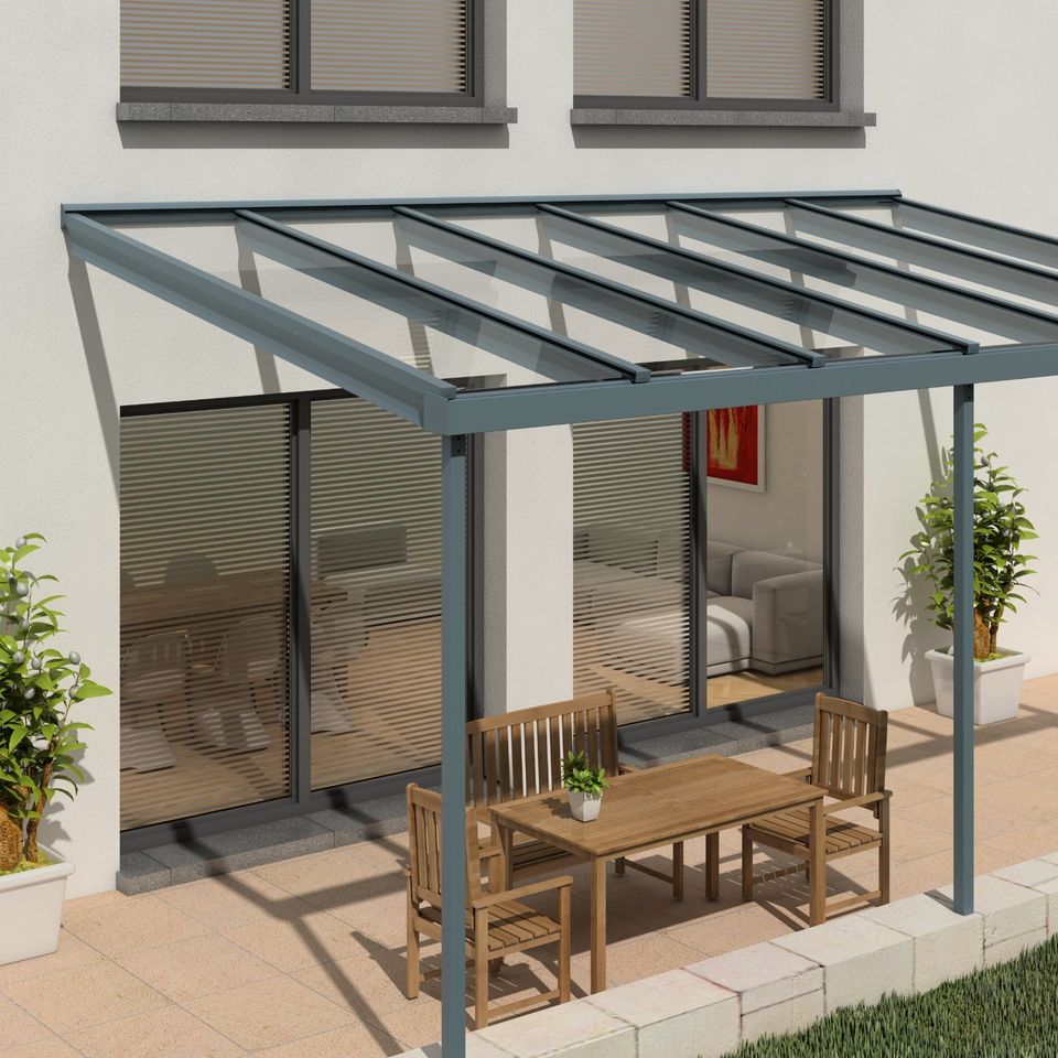 Aluminium Terrassendach6m x 4m mit VSG Glas, Terrassendach,Überdachung, Sommergarten, Glas in Coesfeld