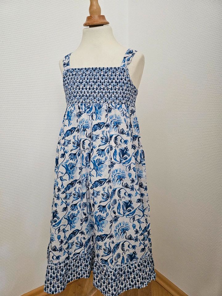 H&M Kleid/ Sommerkleid blau/weiß Gr.122 in Winsen (Luhe)