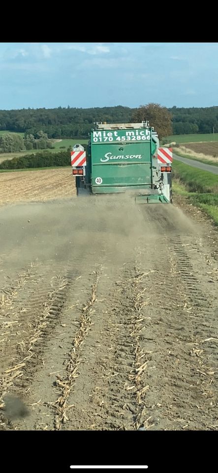 Vermietung Verleih Miststreuer , Kompost, Gärsubstrat in Rennau