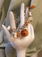 Armband, Bettelarmband mit Perlen Dithmarschen - Tellingstedt Vorschau