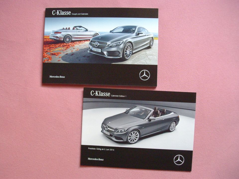 Prospekt Preisliste Mercedes Benz C Klasse Cabrio Coupe AMG in Uelzen