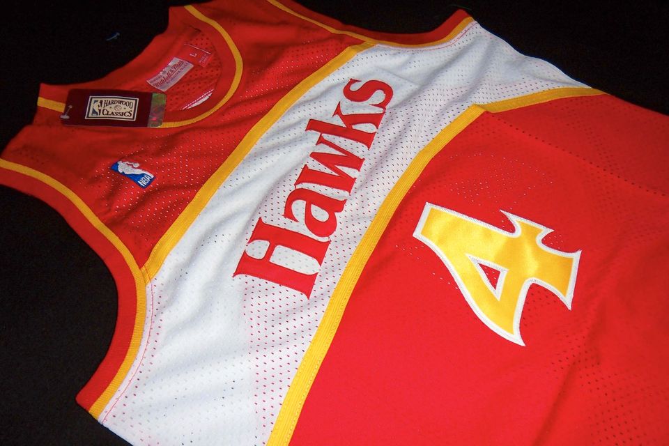 Spud Webb Atlanta Hawks Trikot Rot in Köln