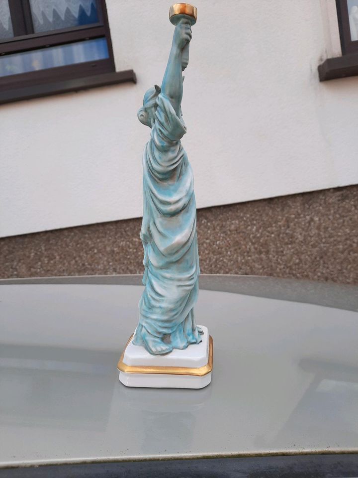 Freiheitsstatue handgemalte  B.Landgraf 97  Gräfenthal Porzellan in Saarbrücken