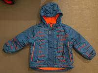 Schöne Winterjacke, Jacke blau Gr. 86 / 92 mit Windfang Sachsen - Hainichen Vorschau