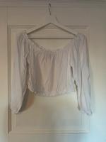 Weiße kurze, schulterfreie Bluse von H&M - Größe M Schleswig-Holstein - Ostenfeld (Husum) Vorschau