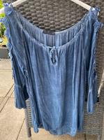 Schöne blaue Bluse von Made in Italy in Einheitsgröße Herzogtum Lauenburg - Wentorf Vorschau