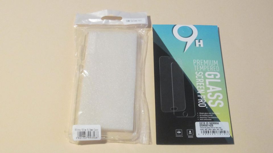 Samsung Galaxy A50 Set: Transparente Hülle & Tempered Glass 9H in Köln