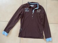 Original La Martina Damen Poloshirt Gr. 4 / L langarm braun Bayern - Ingolstadt Vorschau