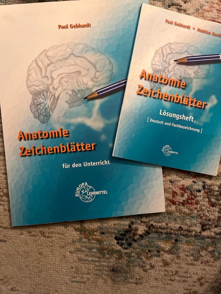 Anatomie Zeichenblätter 10. Auflage in Leipzig