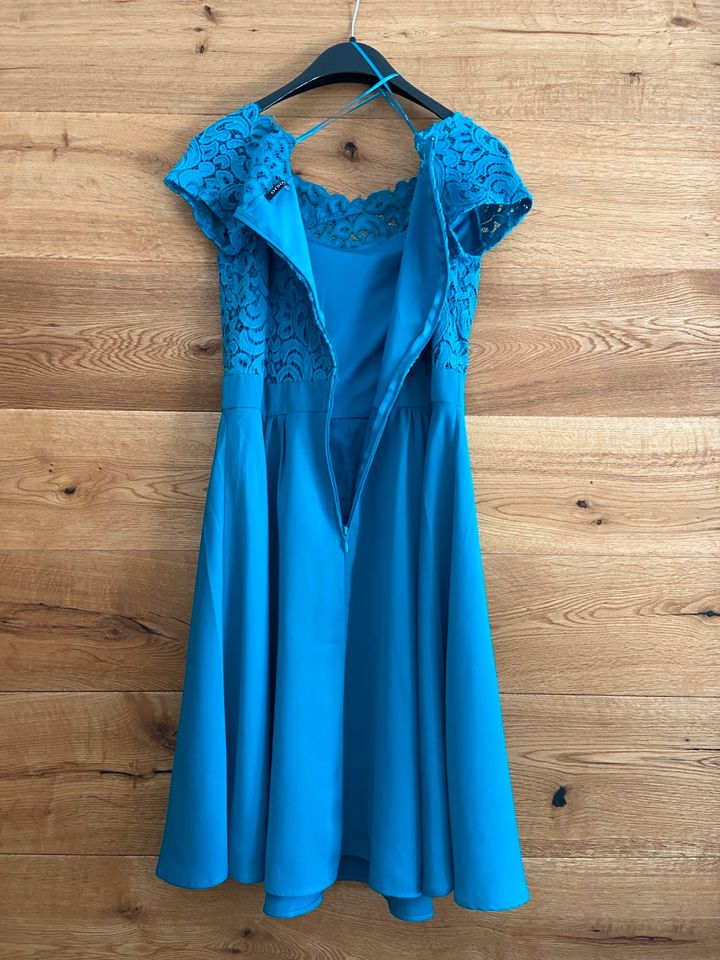 Neu ungetragen Chiffon Kleid Größe 38 von Orsay in Türkis in Mitterskirchen