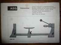 AEG Drechselbank für Bohrmaschine + Elinrichtung drechseln MA Hessen - Bad Vilbel Vorschau