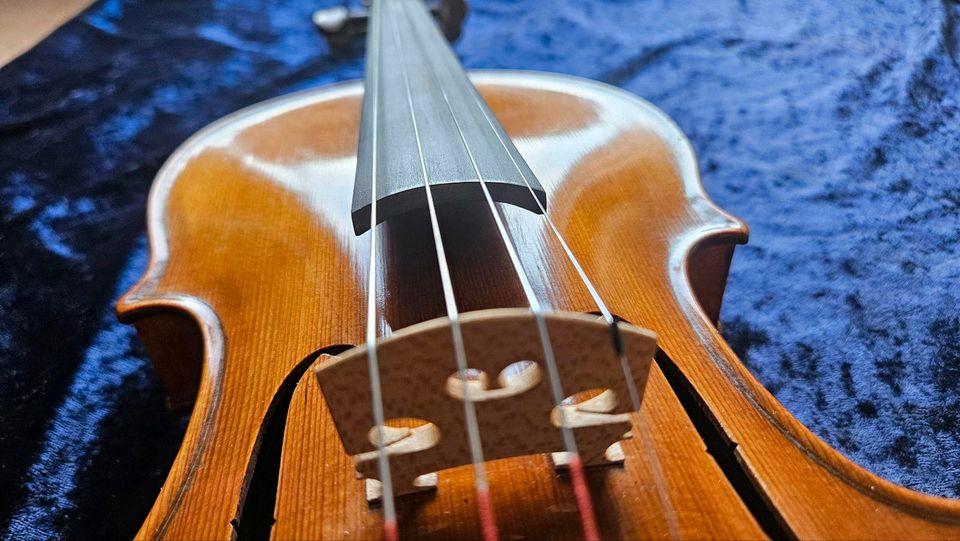 Wunderschöne Geige Violine, Manufaktur A Teller, Uffenheim,  1948 in Prien