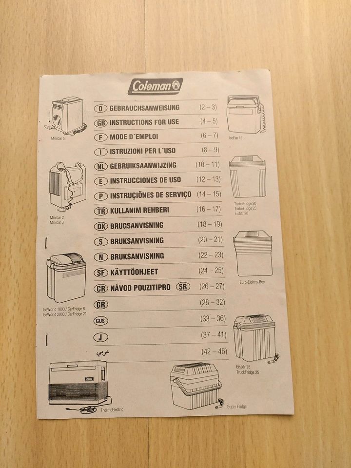 BMW Elektro Kühlbox von Coleman in Stutensee