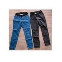 2 Jeansleggings 40 blau/ schwarz Schwangerschaft Niedersachsen - Hanstedt Vorschau