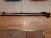 Komperdell Skistöcke 115 cm blau ergonomischer Griff Bayern - Fürstenzell Vorschau