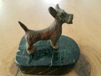 Terrier Figur Bronze ? auf Marmorsockel um 1900 Nordrhein-Westfalen - Euskirchen Vorschau