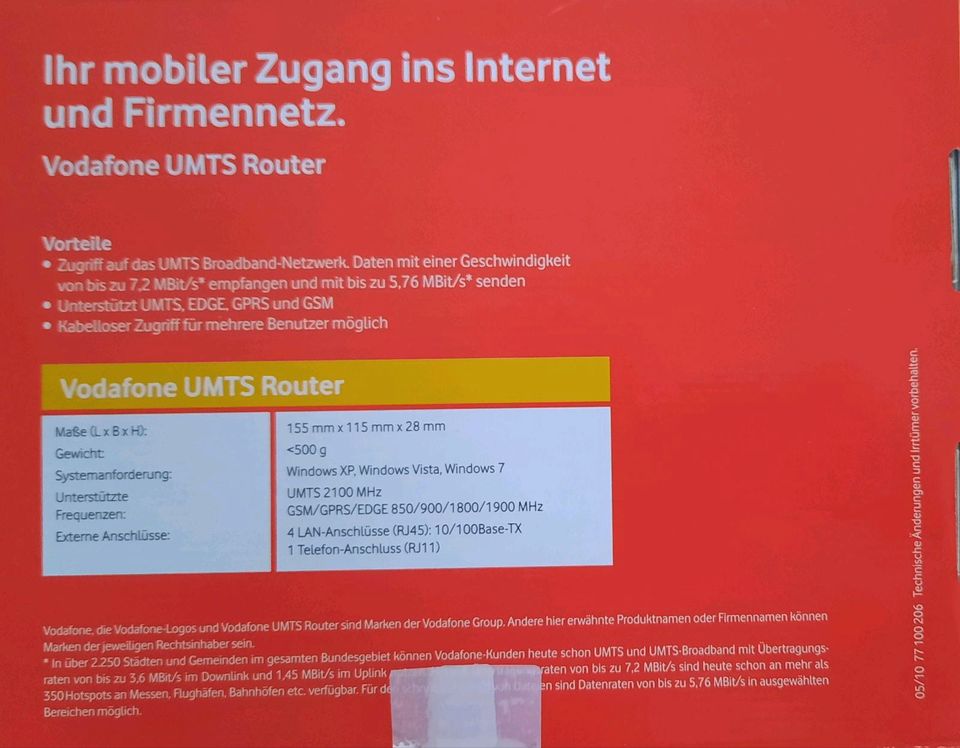 Router Vodafone B970b in Brand-Erbisdorf