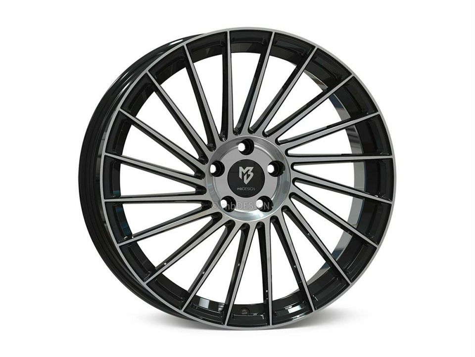 4xNEUE MB Design VR3 Felgen 19Zoll 5x120 8,5x19 Et38 BMW in Krostitz